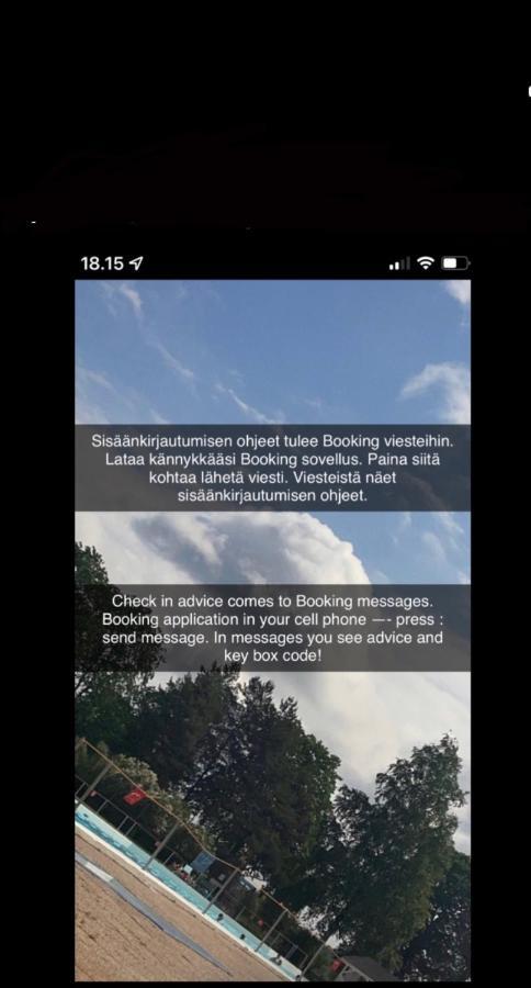 Appartamento Yksio Kilometri Jokirannasta Forilta Turku Esterno foto